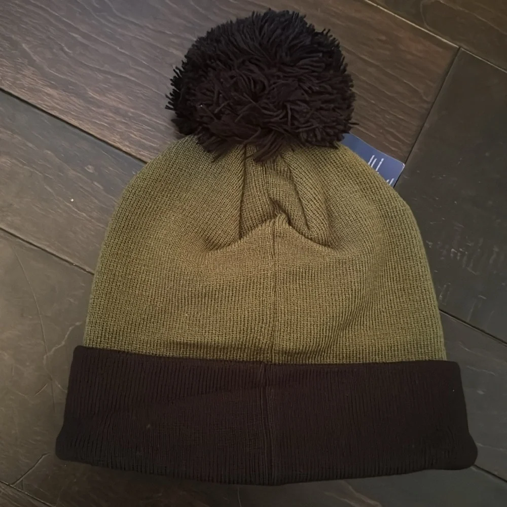 Champion green and black with Pom hat NWT OS